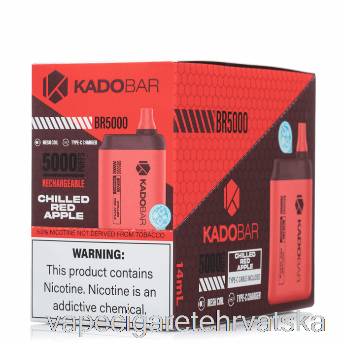 Vape Cigarete [5-pack] Kado Bar Br5000 Za Jednokratnu Upotrebu